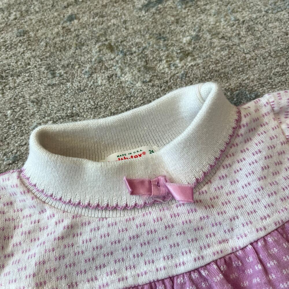 Vintage Healthtex Two Piece Purple Tulip Outfit 24 Months USA - Picture 4 of 15